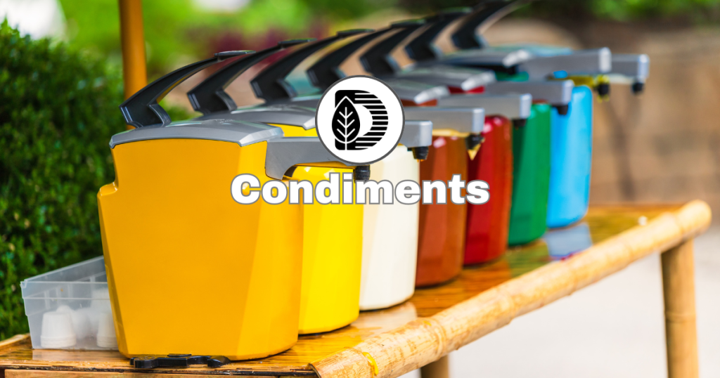 Les condiments